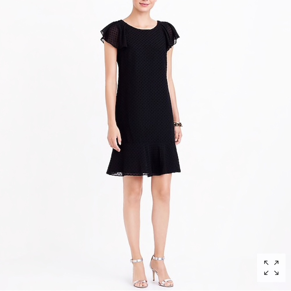 J. Crew Ruffle Sleeve Dress